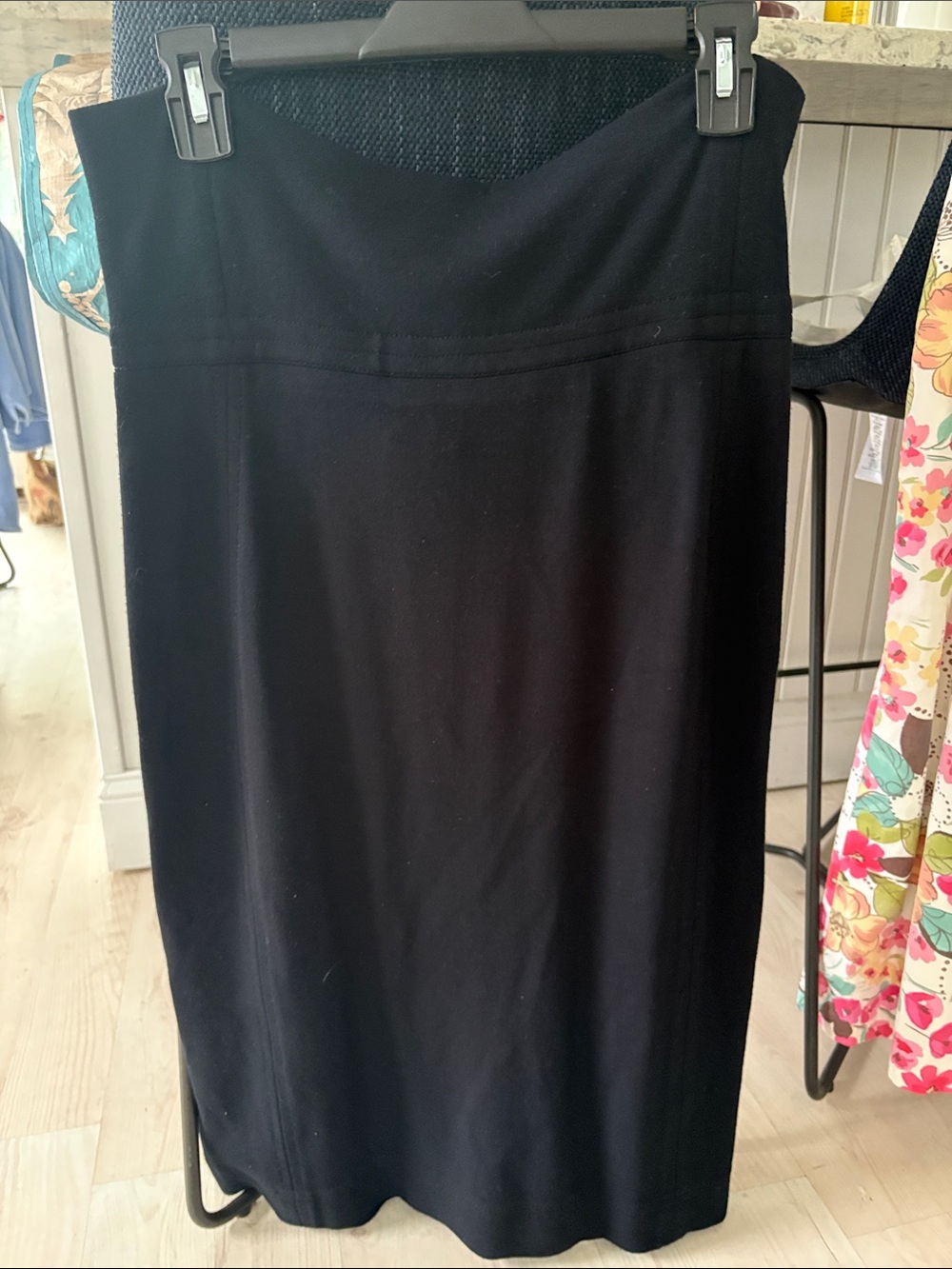 Yoana Baraschi Black Maxi Skirt - Streamlined Silhouette